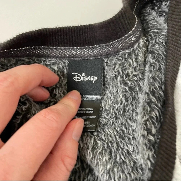 Disney Mickey Fuzzy Fleece Pullover Sweatshirt PJ Top - Picture 3 of 7